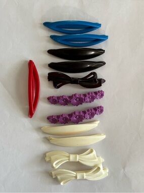 Vintage Goody Plastic Barrettes Hair Clips